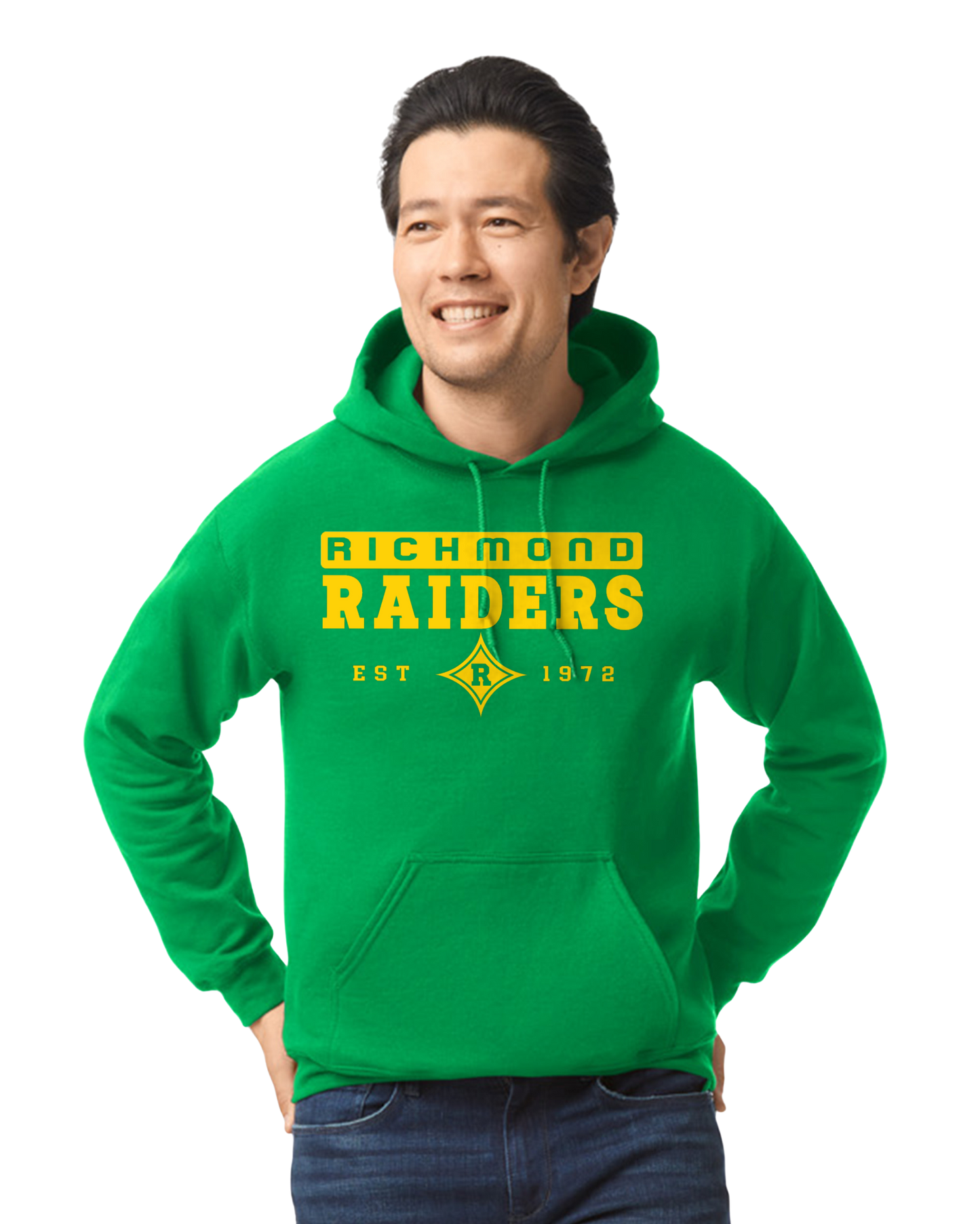 Richmond Raider Hoodie (Gold Graphic)